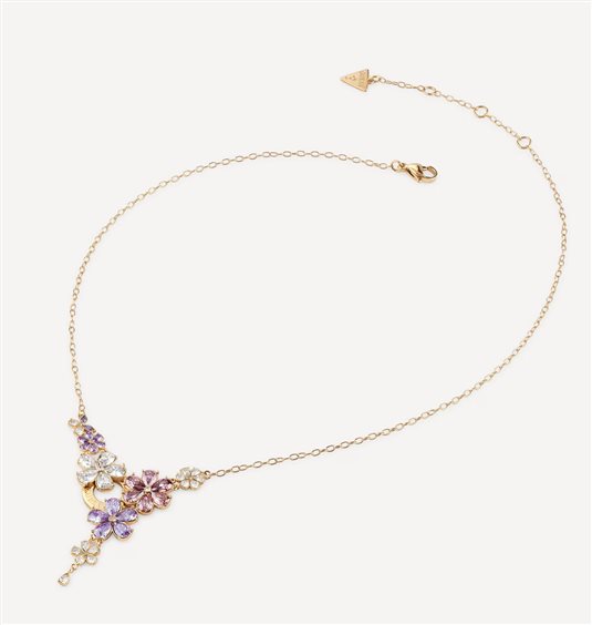 Collana Guess Donna Lily in Acciaio Cubic Zirconia JUBN05 100JW - JUBN05 100JW